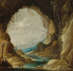 Aussicht aus einer Grotte, frühe 1630er Jahre