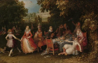 Die Gartenparty, ca. 1610