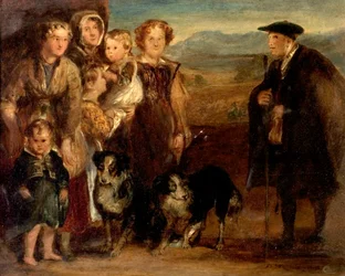Eine Hochlandfamilie