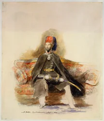 Porträt von Abd-Ul-Mejid, Sultan der Türkei, 1840