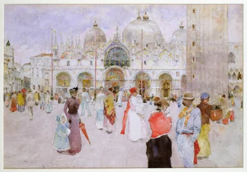 Die Piazza di San Marco, Venedig