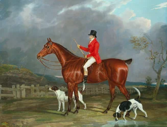 Ein Jäger und Hunde, 1824