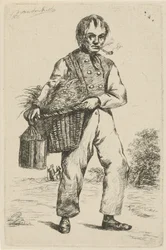 Zwei Männer in einem Garten