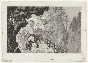 Durchgang in den Felsen