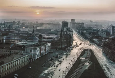 UdSSR Moskau Komsomol Platz, Leningrad & Jaroslawl Bahnhöfe