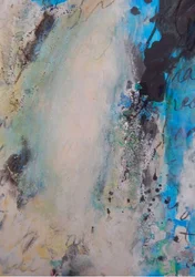Träumerisches Blau-Abstrakt