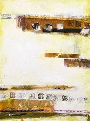 Erdige symbolische Collage
