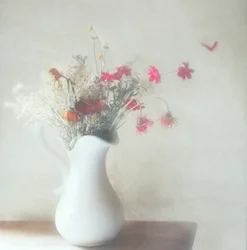 Träumerisches Blumenstillleben