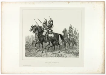 11. Dragoner Vorhut, aus Souvenirs d’Italie: Expédition de Rome