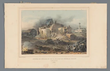 Ruinen der Kirche und des Hauses von General Chassé, 1832