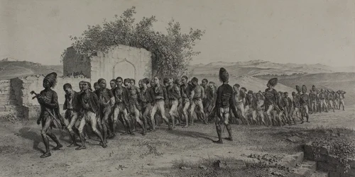 Türkische Rekruten in der Nähe von Smyrna, 10. November 1837