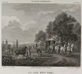 Die Aussicht auf einen Park, nach Wouwerman