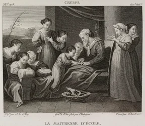 Die Schulmeisterin, nach Giuseppe Crespi