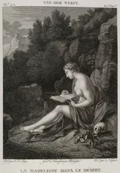 Die Magdalena in der Wüste, nach Adriaen van der Werff