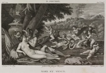 Denis-Sébastien Leroy, Chataigner und Niquet - Mars und Venus, nach Nicolas Poussin - 1802-1815