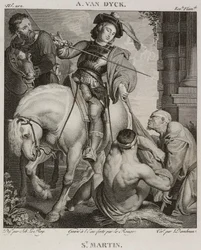 Heiliger Martin, nach Antoine van Dyck