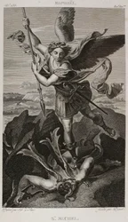 Denis-Sébastien Leroy und Pigeot - Heiliger Michael, nach Raphael - 1802-1815