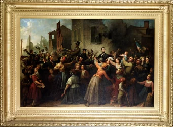 Lincolns Fahrt durch Richmond, 1866