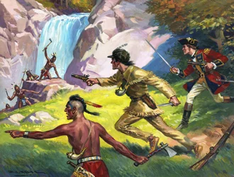 Gerettet vor den Rothäuten