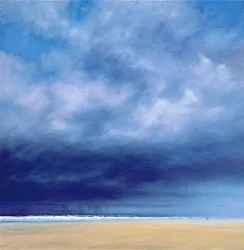 Regensturm vor Holkham Beach