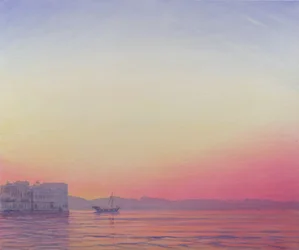 Sonnenuntergang am Lake Palace, Udaipur