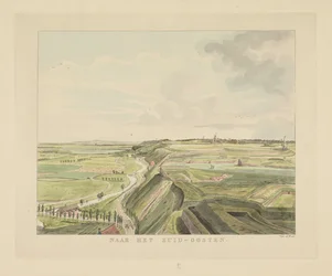 Ansicht der Landschaft südöstlich von Nijmegen