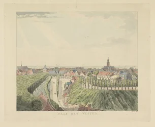 Nijmegen, Blick von der Belvédère nach Westen