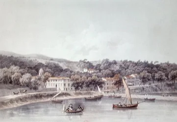 Blick auf St. Jean, in der Nähe von Nizza