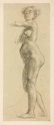 Studie einer weiblichen Figur