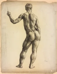 Studie einer männlichen Figur