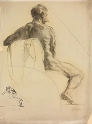 Studie einer männlichen Figur