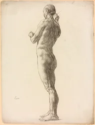 Studie einer männlichen Figur