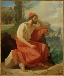 D.C. Blunck, Odysseus auf der Insel der Kalypso
