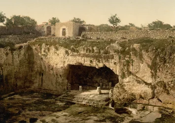 Gräber der Könige, Jerusalem, Heiliges Land, ca. 1890-1900