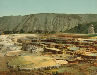 Hymen Terrace, Yellowstone-Nationalpark, ca. 1902