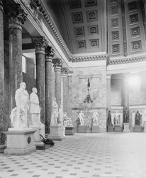 Eine Ecke in der Statuary Hall, das Kapitol in Washington, D.C., ca. 1904
