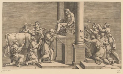 Opfer eines Stiers an Jupiter