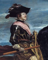 Reiterporträt von König Philipp IV. (Detail)