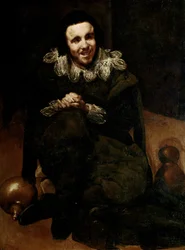 Porträt des Buffone Calabacillas, ca. 1639