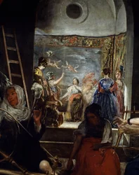 Die Spinnerinnen oder die Arachne (Detail)