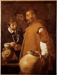 Wasserverkäufer in Sevilla, Spanien