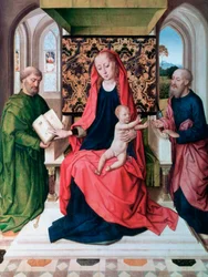Die Jungfrau und das Kind mit Heiligen, 1460er