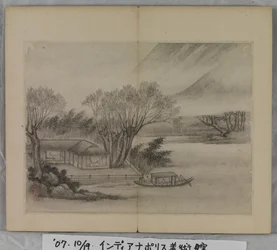 Album mit Landschaftsgemälden