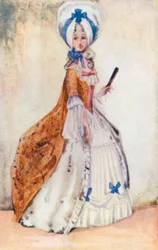 Eine Frau aus der Zeit von Georg III. 1760-1820