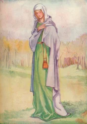 Eine Frau aus der Zeit Heinrichs III