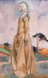 Eine Frau aus der Zeit Heinrichs I. 1154-1189