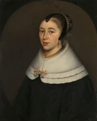 Porträt einer Frau, vermutlich Catharina Kettingh (1626/27-73), Ehefrau von Bartholomeus Vermuyden