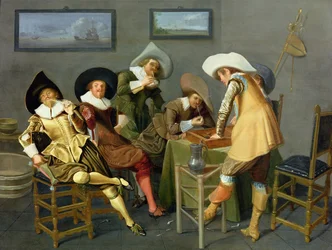 Kavaliere in einer Taverne