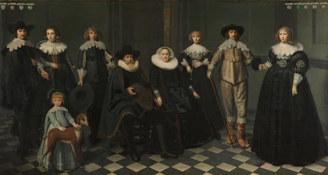 Porträt der Familie von Dirck Bas Jacobsz