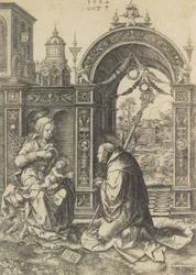 St. Bernhard, das Christkind anbetend, 5. Oktober 1524